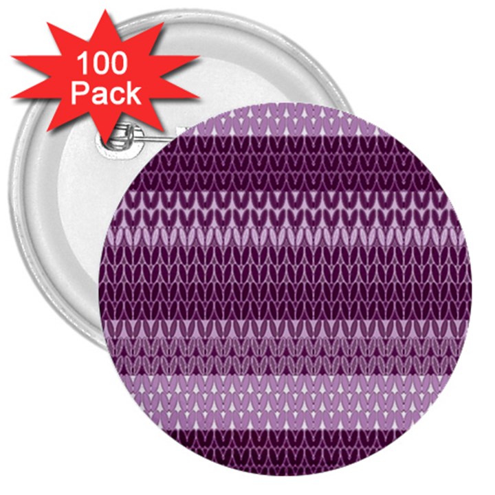 Pattern 3  Buttons (100 pack) 