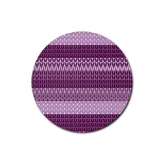 Pattern Rubber Coaster (round)  by Valentinaart