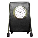 Pattern Pen Holder Desk Clocks Front