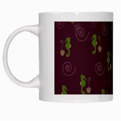 Pattern White Mugs