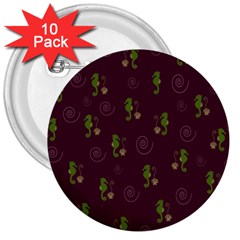 Pattern 3  Buttons (10 pack) 