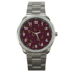 Pattern Sport Metal Watch