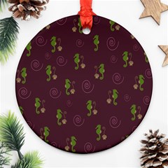 Pattern Round Ornament (Two Sides)