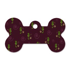 Pattern Dog Tag Bone (One Side)