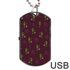 Pattern Dog Tag USB Flash (One Side)