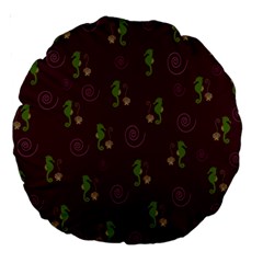 Pattern Large 18  Premium Round Cushions