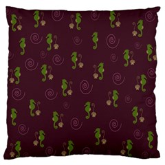 Pattern Large Flano Cushion Case (One Side)