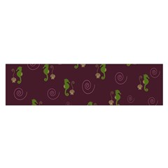 Pattern Satin Scarf (Oblong)