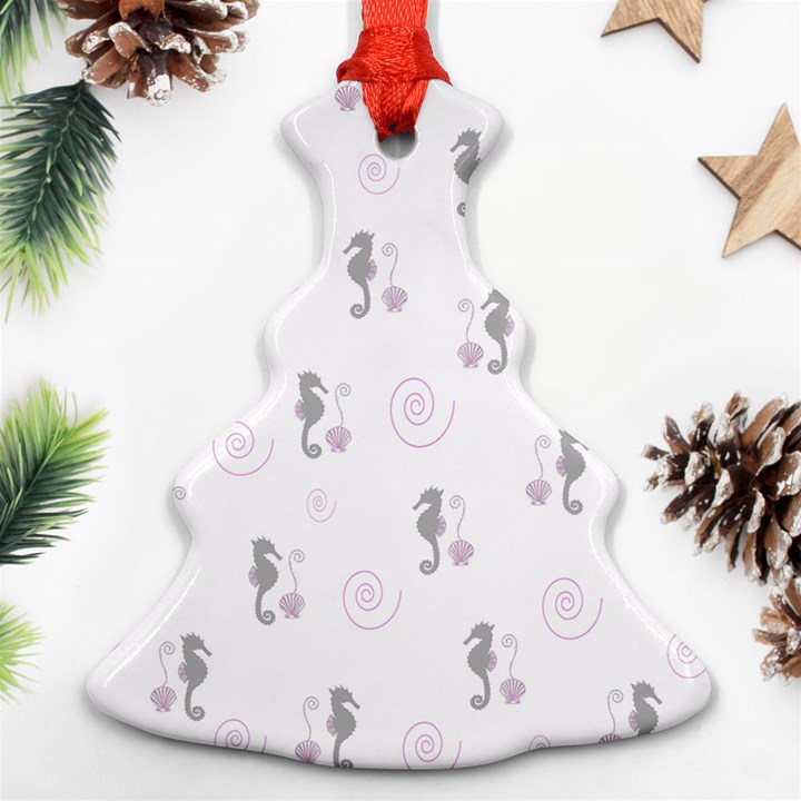 Pattern Christmas Tree Ornament (Two Sides)