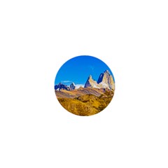 Snowy Andes Mountains, El Chalten, Argentina 1  Mini Magnets by dflcprints