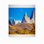 Snowy Andes Mountains, El Chalten, Argentina White Mugs Center