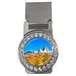 Snowy Andes Mountains, El Chalten, Argentina Money Clips (CZ)  Front