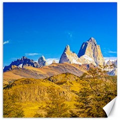 Snowy Andes Mountains, El Chalten, Argentina Canvas 16  X 16   by dflcprints