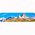 Snowy Andes Mountains, El Chalten, Argentina Large Bar Mats 32 x8.5  Bar Mat