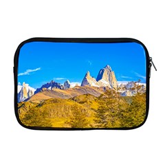 Snowy Andes Mountains, El Chalten, Argentina Apple Macbook Pro 17  Zipper Case by dflcprints