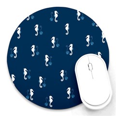 Pattern Round Mousepads by Valentinaart