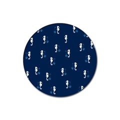 Pattern Rubber Round Coaster (4 Pack)  by Valentinaart