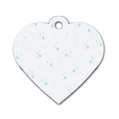 Pattern Dog Tag Heart (Two Sides)