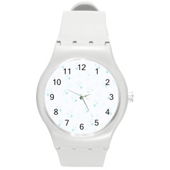 Pattern Round Plastic Sport Watch (M)