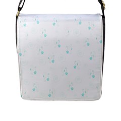 Pattern Flap Messenger Bag (L) 