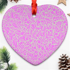 Pattern Heart Ornament (two Sides) by Valentinaart