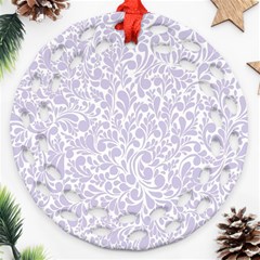 Pattern Round Filigree Ornament (two Sides) by Valentinaart