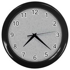 Pattern Wall Clocks (Black)