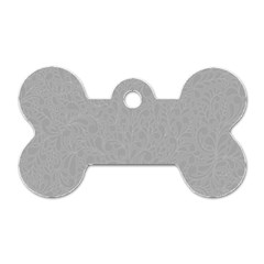 Pattern Dog Tag Bone (One Side)