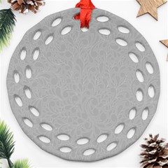 Pattern Round Filigree Ornament (Two Sides)