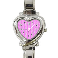 Pattern Heart Italian Charm Watch by Valentinaart