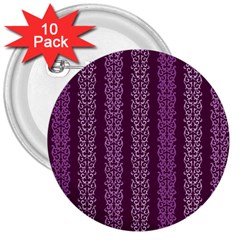 Pattern 3  Buttons (10 pack) 