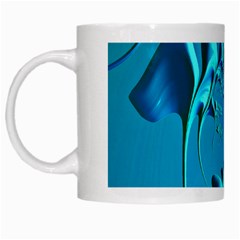 Amazing Floral Fractal A White Mugs by Fractalworld