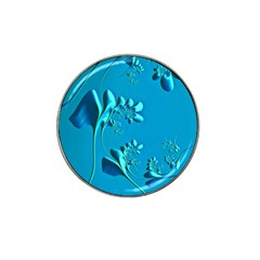 Amazing Floral Fractal A Hat Clip Ball Marker (4 Pack) by Fractalworld