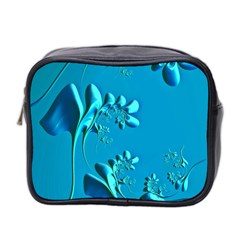 Amazing Floral Fractal A Mini Toiletries Bag 2-side by Fractalworld