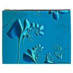 Amazing Floral Fractal A Cosmetic Bag (xxxl) 