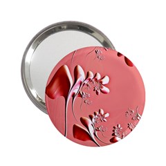 Amazing Floral Fractal B 2.25  Handbag Mirrors