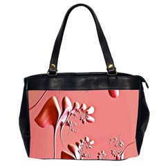 Amazing Floral Fractal B Office Handbags (2 Sides)  by Fractalworld