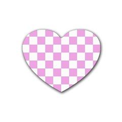 Pattern Rubber Coaster (heart)  by Valentinaart