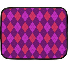 Plaid Pattern Fleece Blanket (mini) by Valentinaart