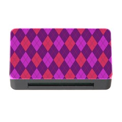 Plaid Pattern Memory Card Reader With Cf by Valentinaart