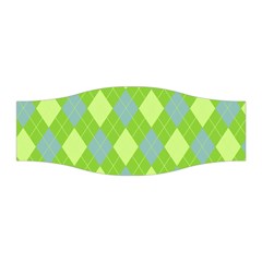 Plaid Pattern Stretchable Headband by Valentinaart