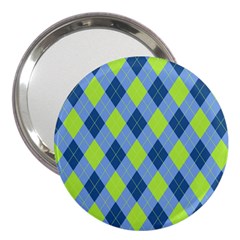 Plaid Pattern 3  Handbag Mirrors by Valentinaart