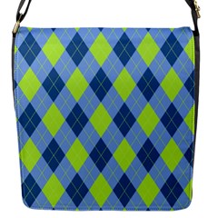 Plaid Pattern Flap Messenger Bag (s) by Valentinaart