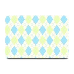 Plaid Pattern Plate Mats by Valentinaart