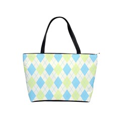 Plaid Pattern Shoulder Handbags