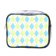 Plaid Pattern Mini Toiletries Bags by Valentinaart