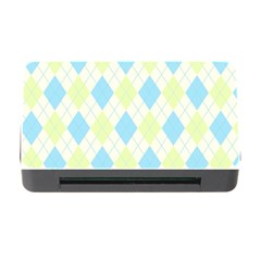 Plaid Pattern Memory Card Reader With Cf by Valentinaart