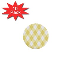 Plaid Pattern 1  Mini Buttons (10 Pack)  by Valentinaart