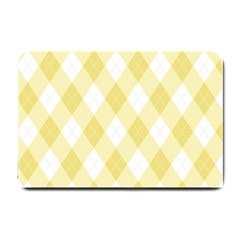 Plaid Pattern Small Doormat  by Valentinaart