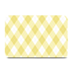 Plaid Pattern Plate Mats by Valentinaart